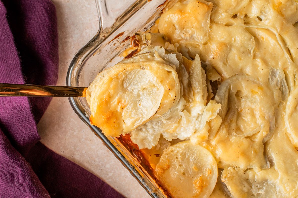 Never Fail Scalloped Potatoes By Taste Of Home Close Up Shot