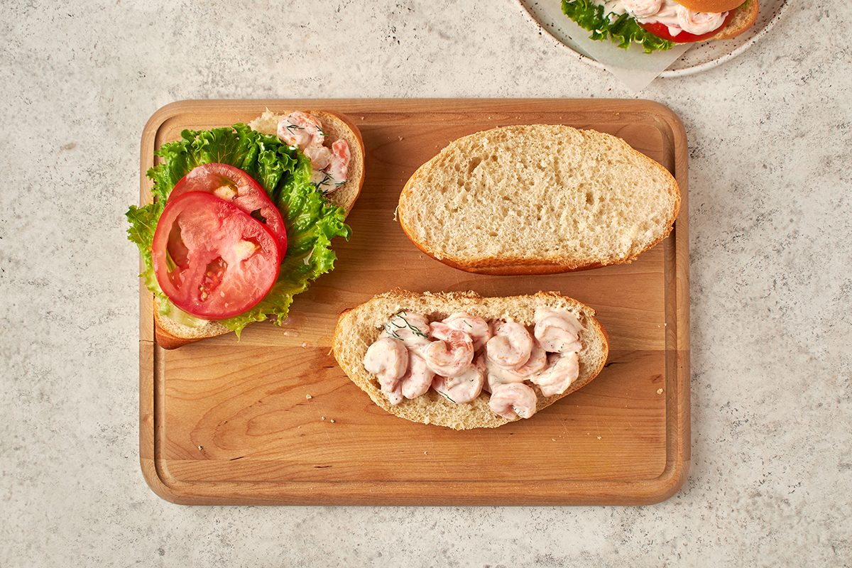 Assemble sandwiches