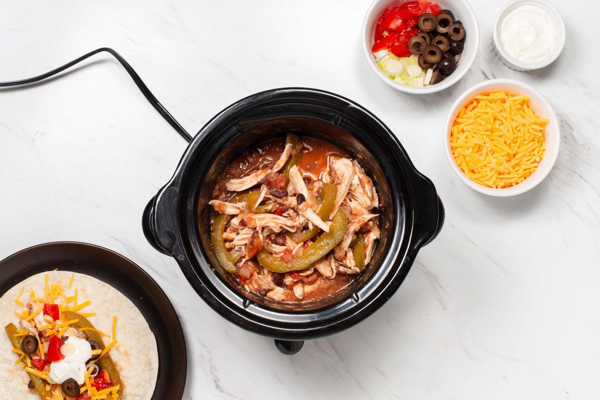 Slow Cooker Chicken Fajitas