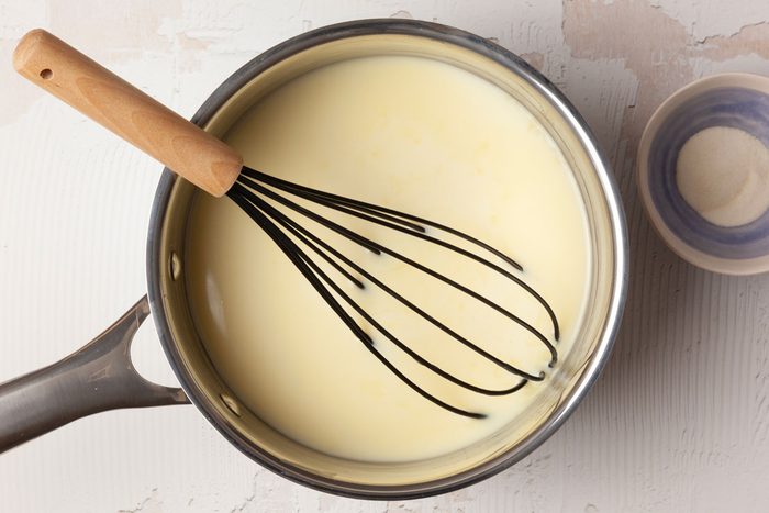 Step 1 of Taste of Home Swedish Creme is to combine the cream and 1 cup of sugar; cook and stir over low heat until a thermometer reads 160°F. Do not allow it to come to a boil. Stir in the gelatin until completely dissolved.