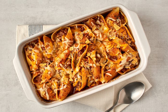 Taco stuffed shells by Taste of Home