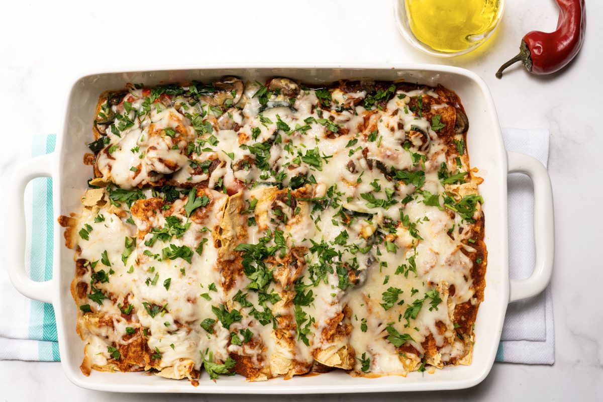 Baked Veggie Enchiladas
