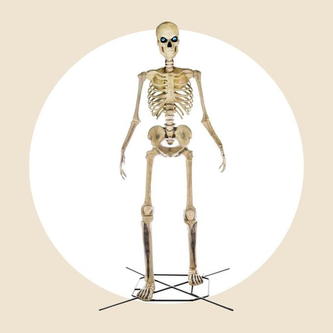 12 Foot Giant Sized Skeleton Courtesy The Home Depot Dh Toh Silo Aqt 1