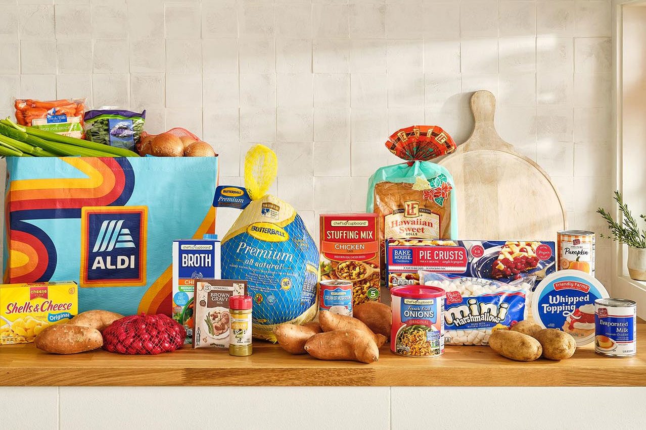 Aldi Thanksgiving All Products In Basket