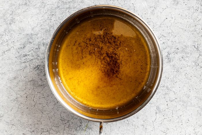 Taste of Home Air Fryer Apple Fritters photo of the browned butter.