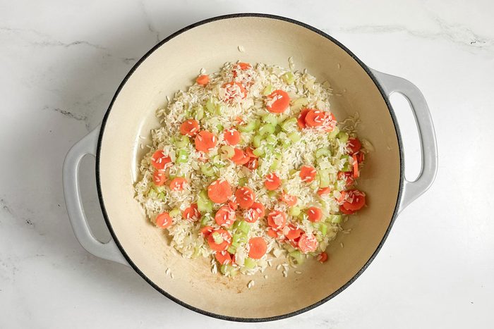 Taste Of Home Asian Rice In A Ceramic Skillet