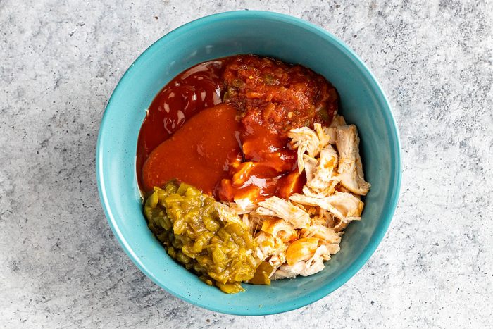 Bbq Chicken Quesadillas filling mixture