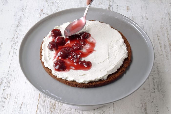 Spread Filling To Within an inch Of Edge.