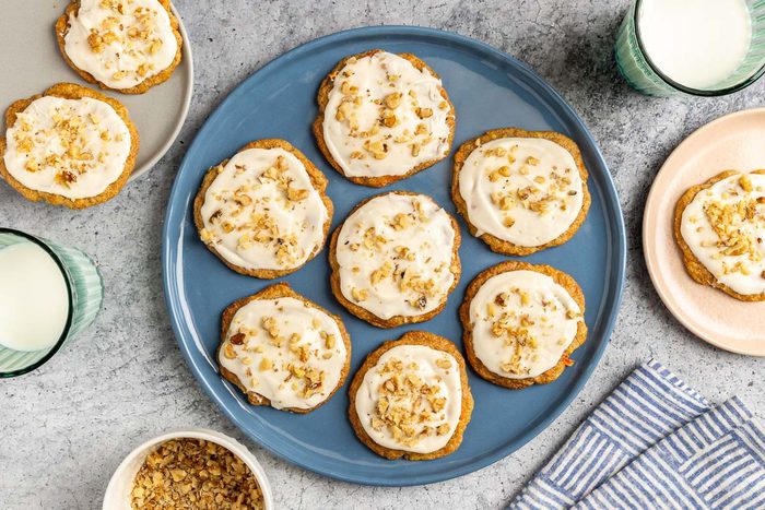 Taste of Home Carrot Cake Cookies photo of the finished recipe.