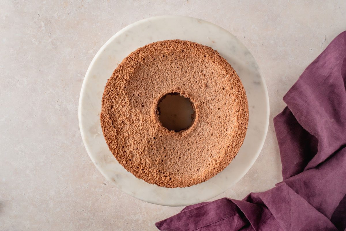 Chocolate Angel Food Cake by Taste of Home