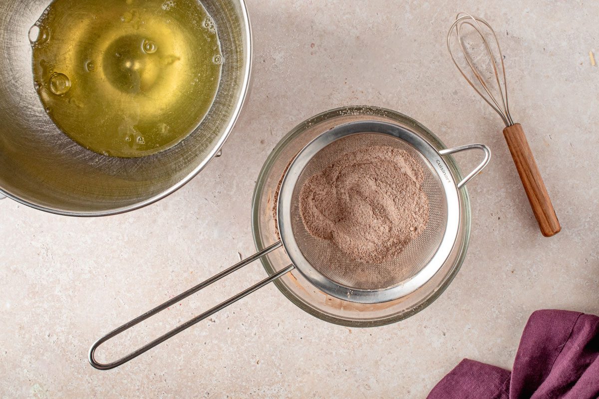 Chocolate Angel Food Cake by Taste of Home