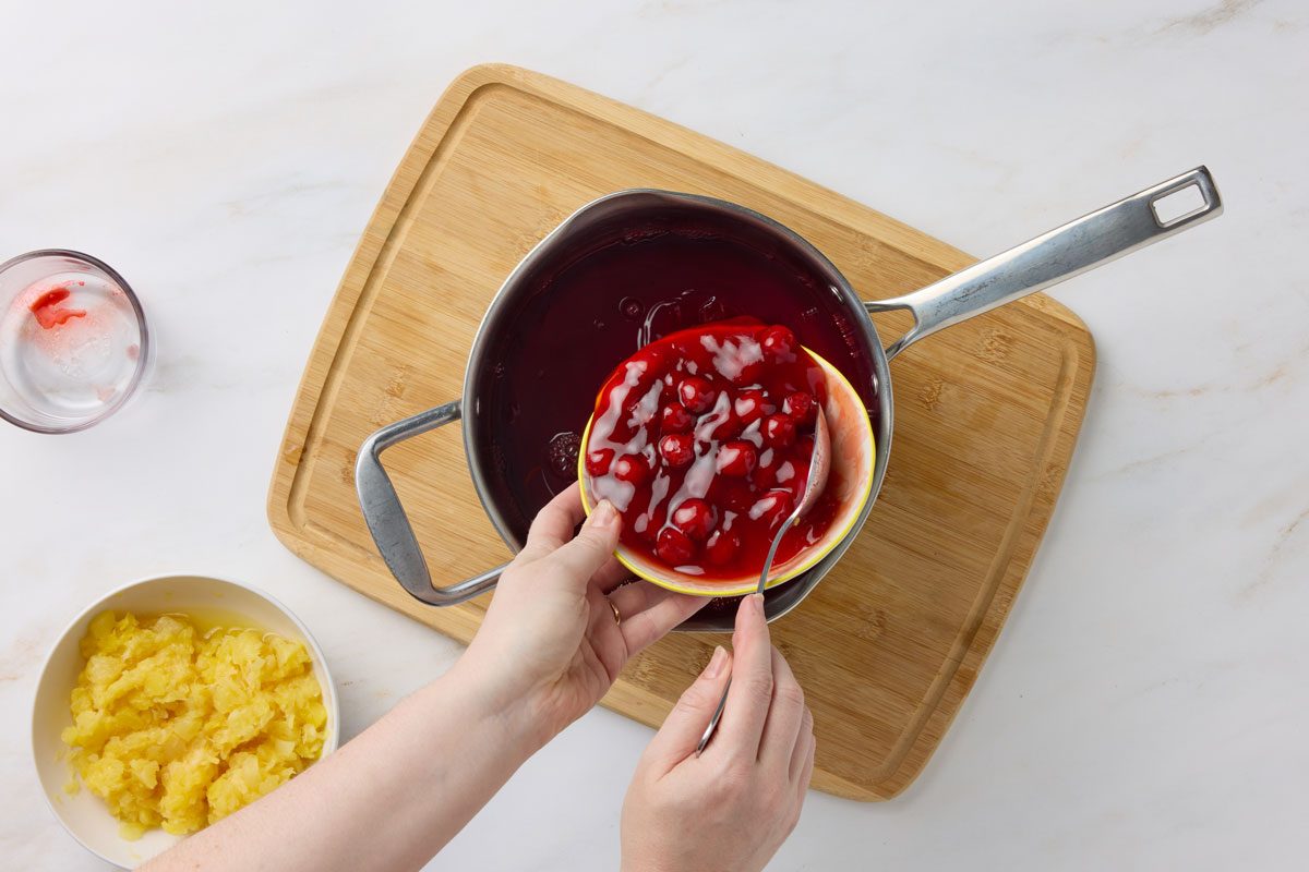 mix the gelatin