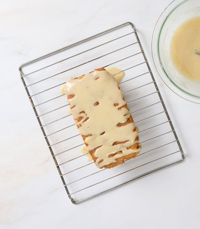 add the glaze