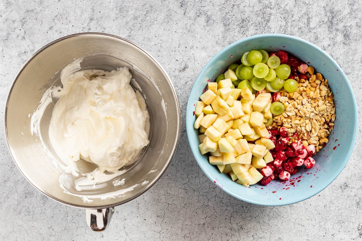 remaining ingredients and the whipped cream.