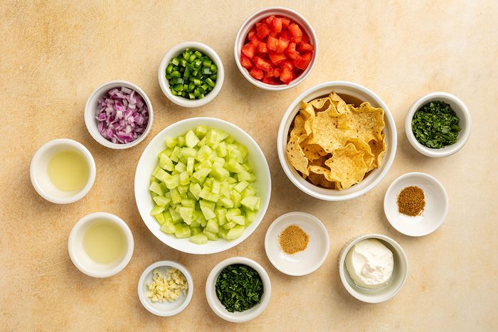ingredients for Cucumber Salsa