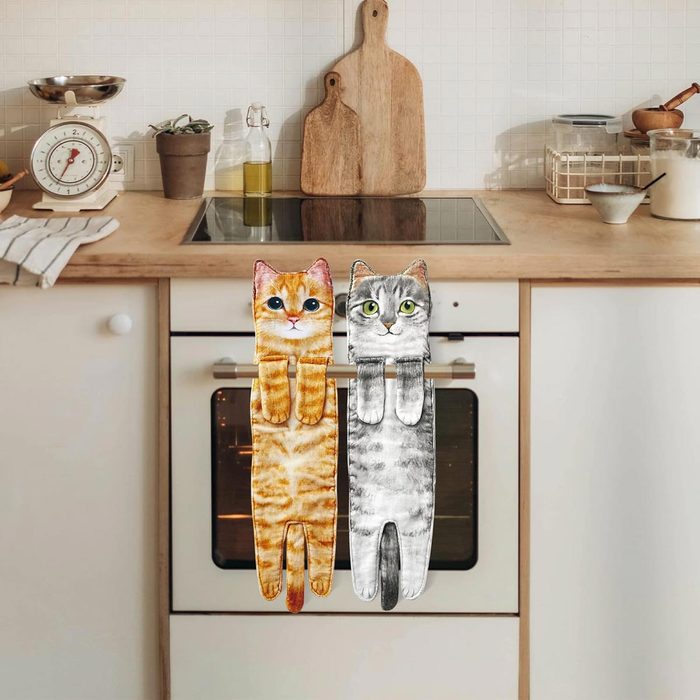 Daisyjoy Cat Funny Hand Towels
