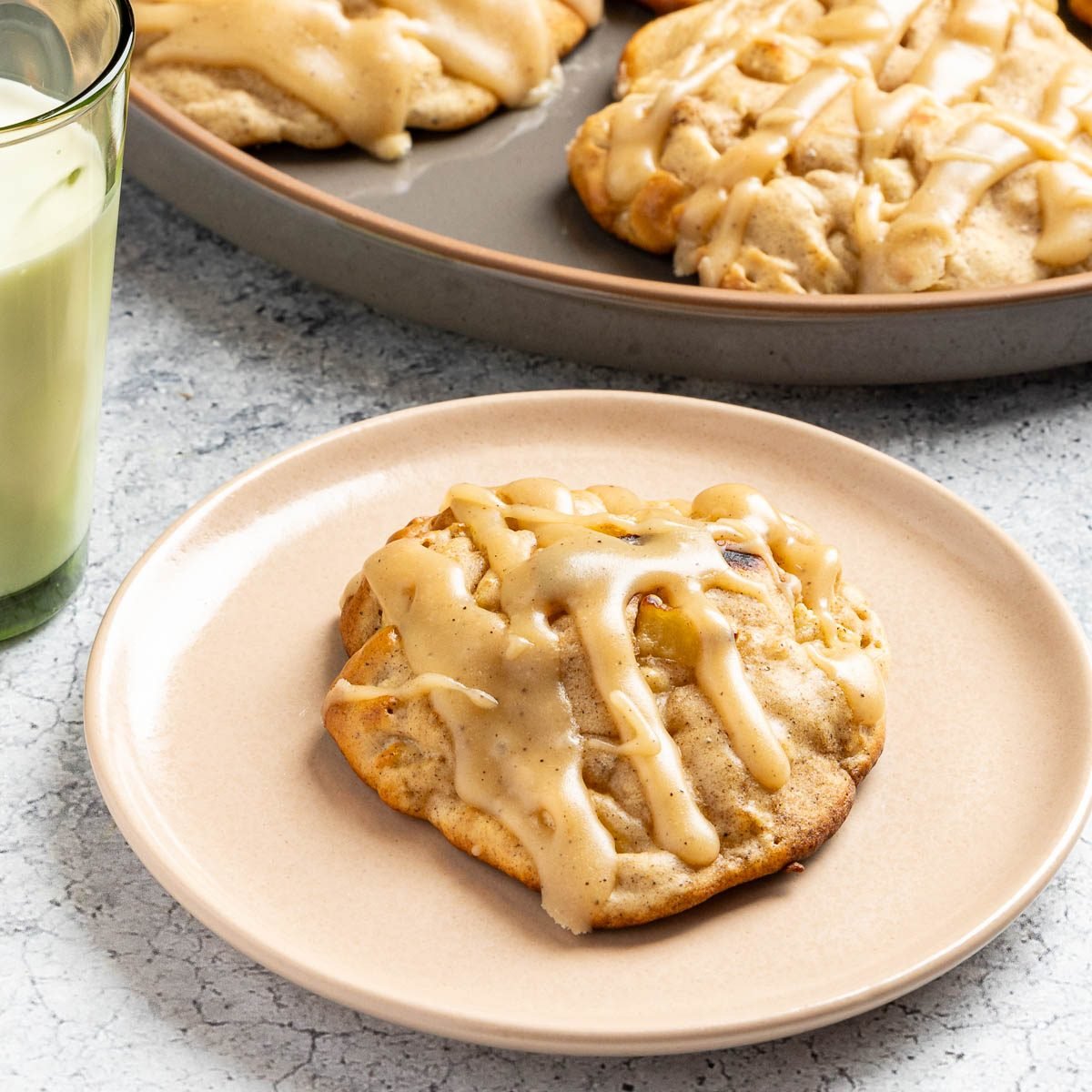 Taste of Home Air Fryer Apple Fritters photo of the finished recipe.