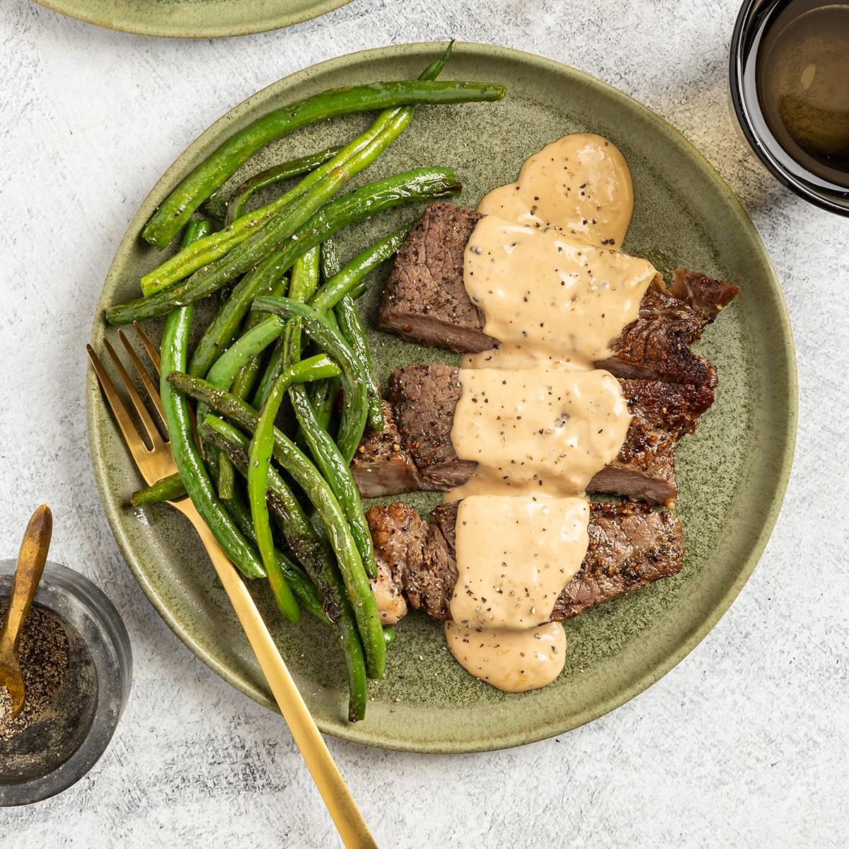 Steak au Poivre