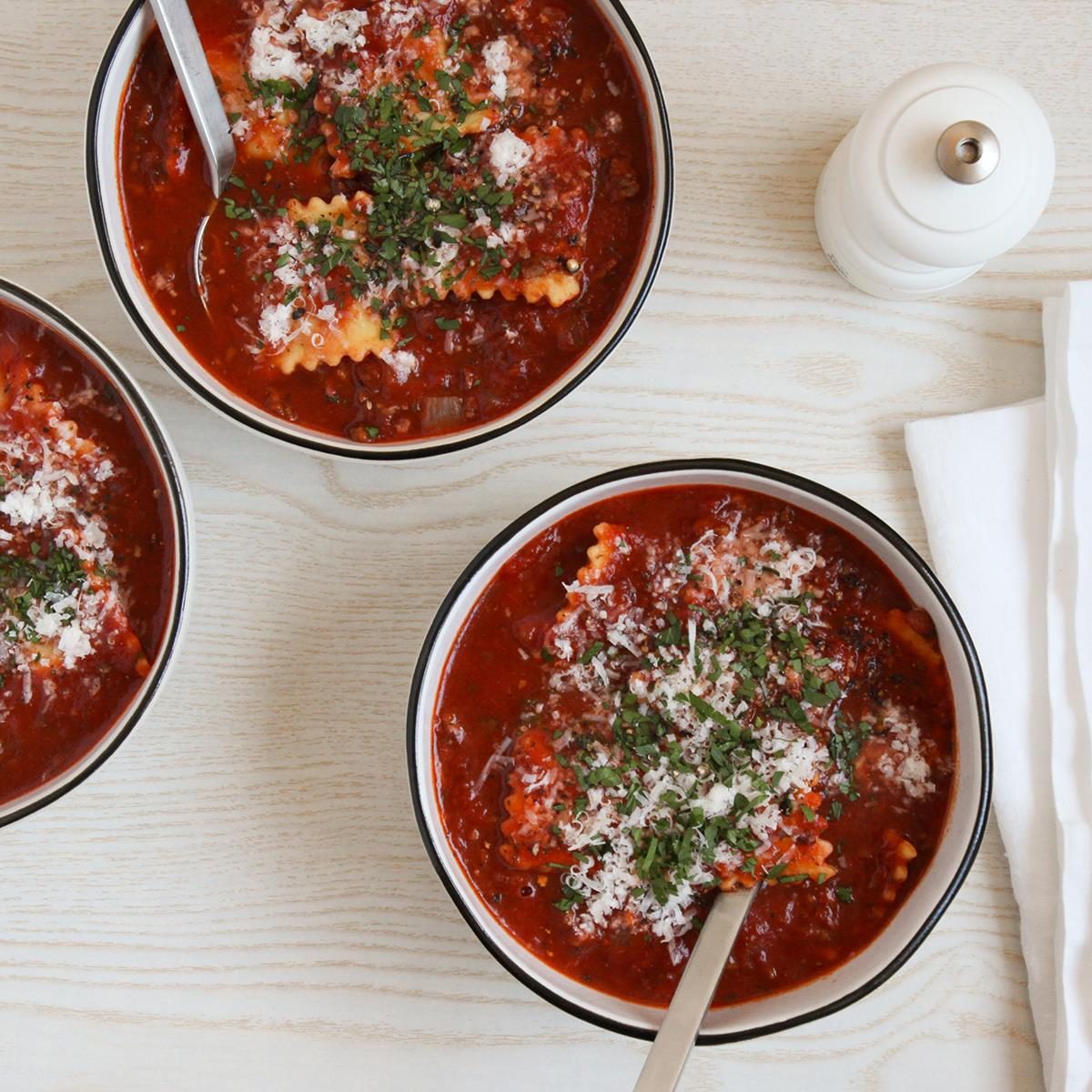 Ravioli Soup