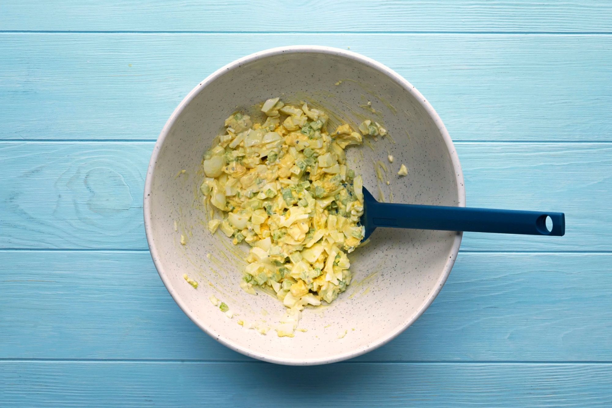 mix the egg mixture