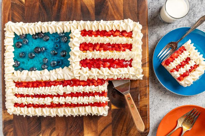 American Flag Cake