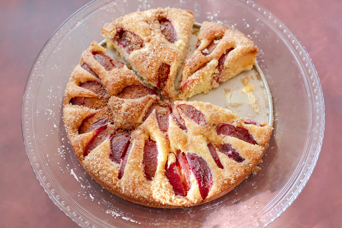 German Plum Cake Food Photography By Jackie Alpers For Taste Of Home