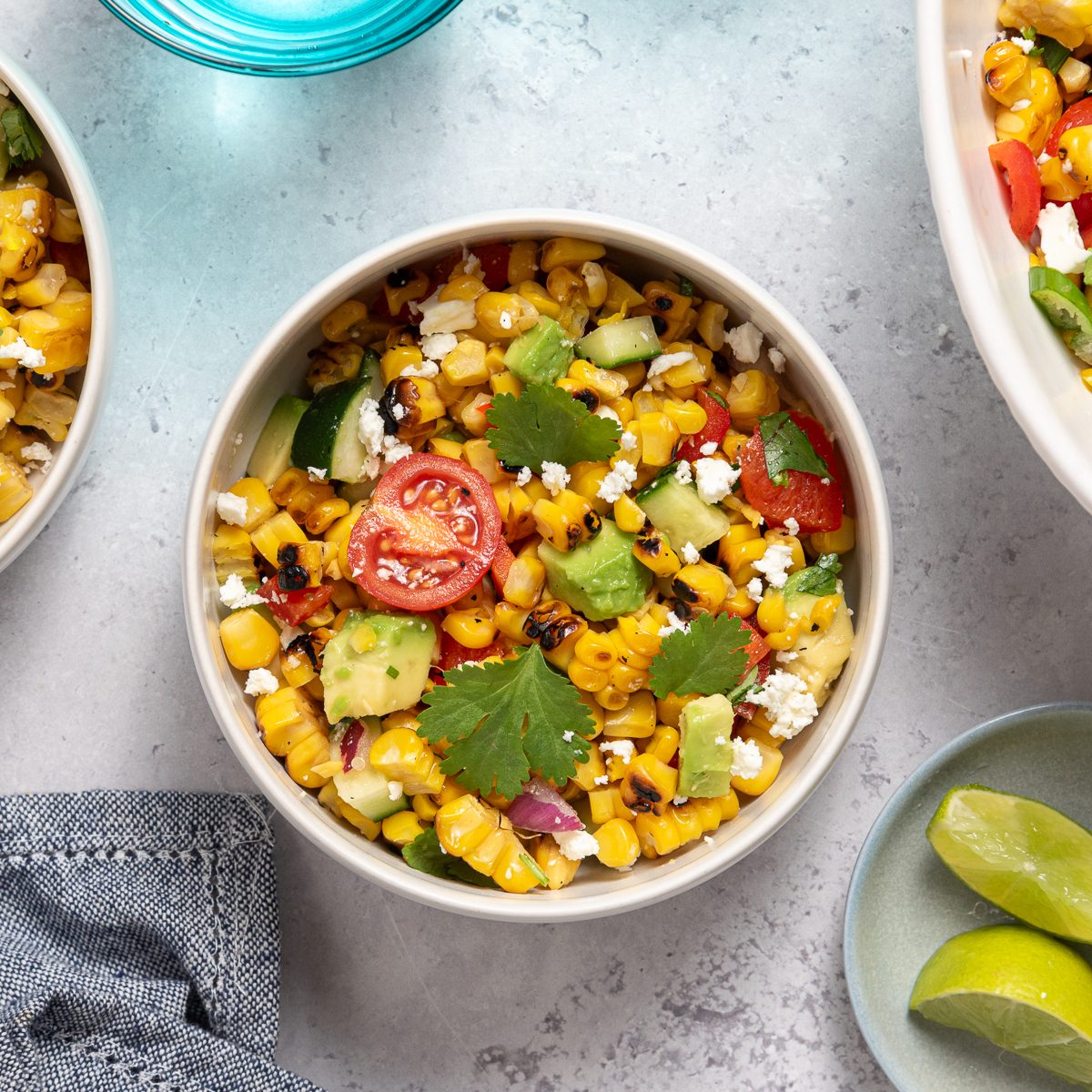 Grilled Corn Salad