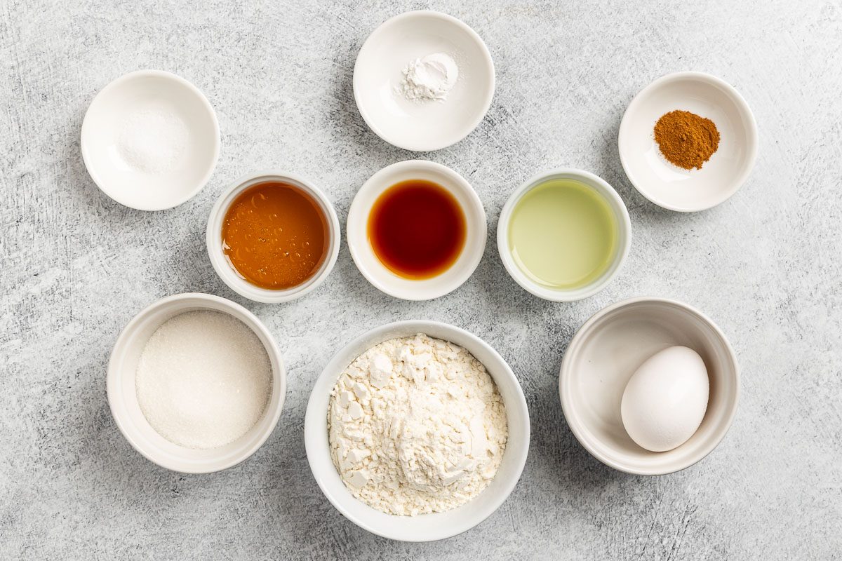 Honey Cookies Ingredients.