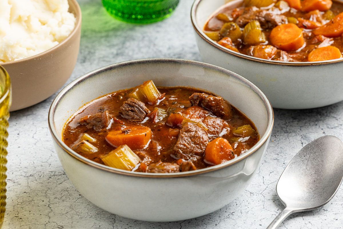 Jamaican Stew In bowls