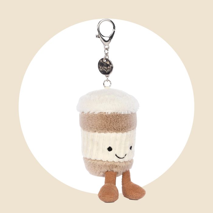 Jellycat Amuseables Coffee To Go Bag Charm