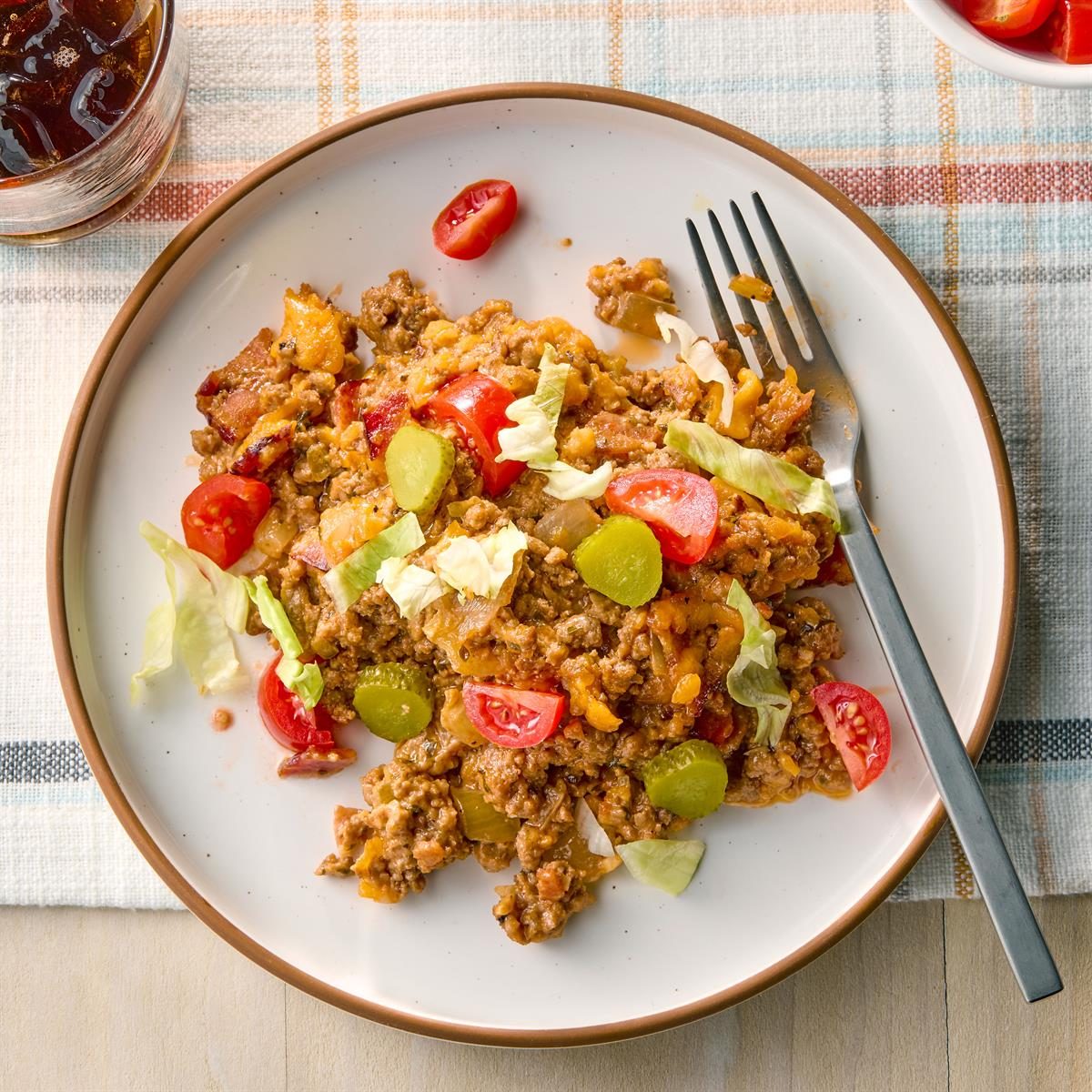 Keto Cheeseburger Casserole