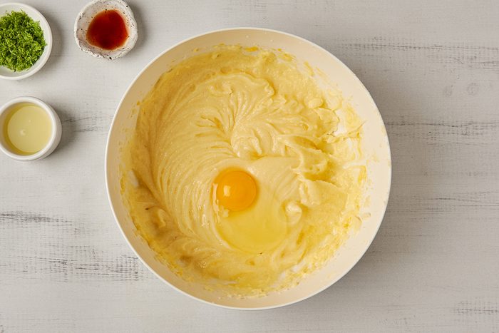 Add eggs and lime flavors