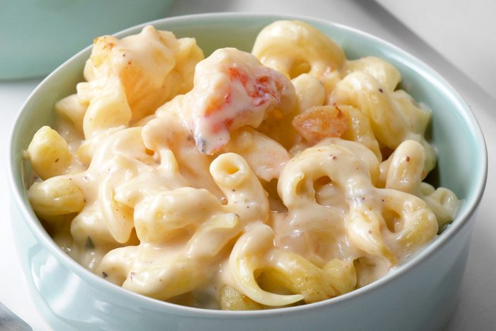 Lobster Mac And Cheese in a bowl.