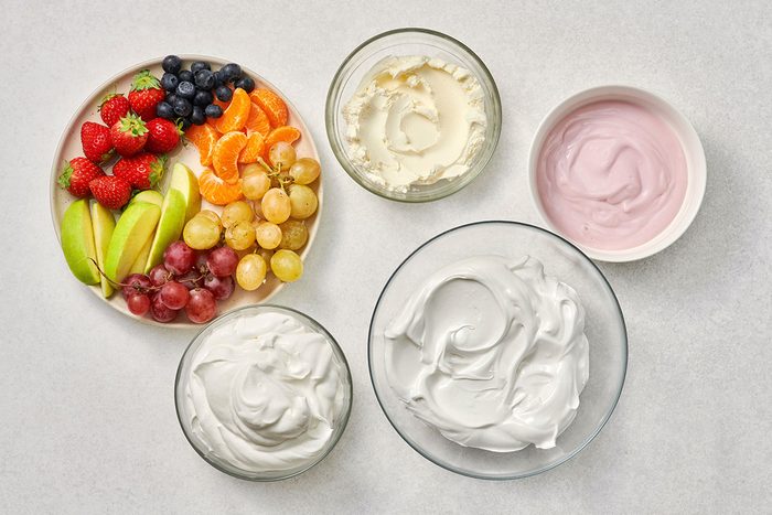 Ingredients for Marshmallow Fruit Dip