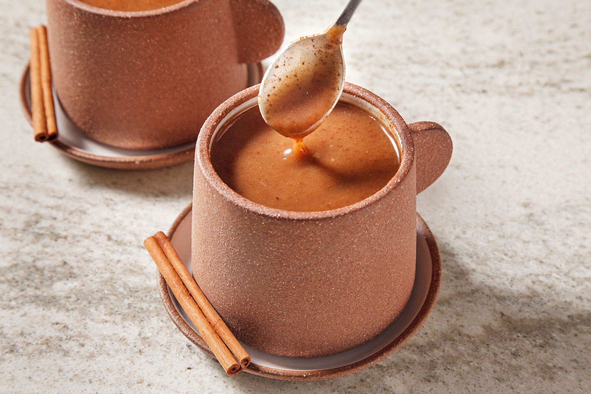 3/4th shot of champurrado