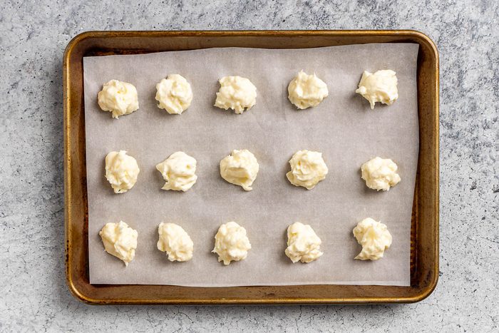 Taste of Home Oreo Cheesecake Cookies photo of freezing the cheesecake filling.