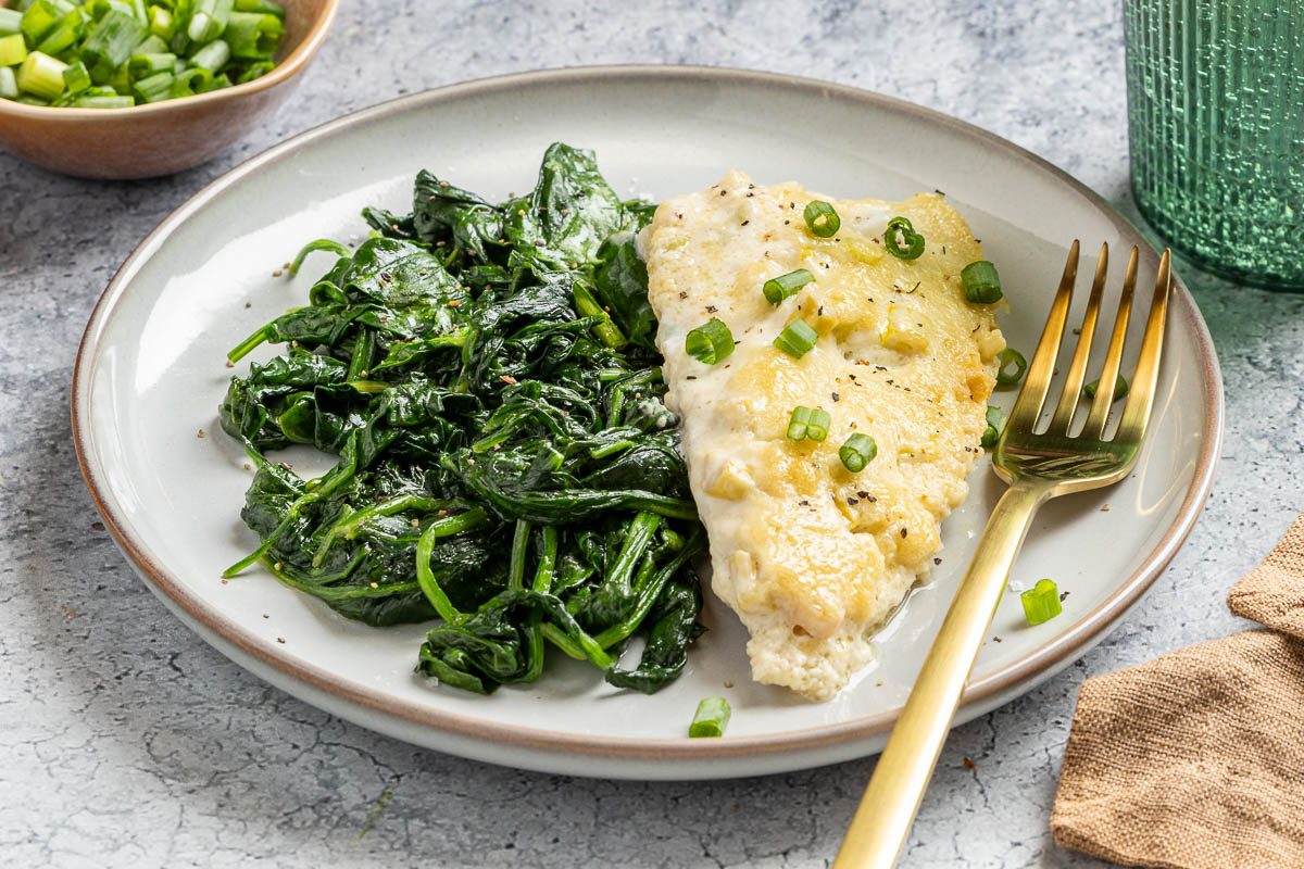 Taste of Home Parmesan Baked Cod photo of the finished recipe.