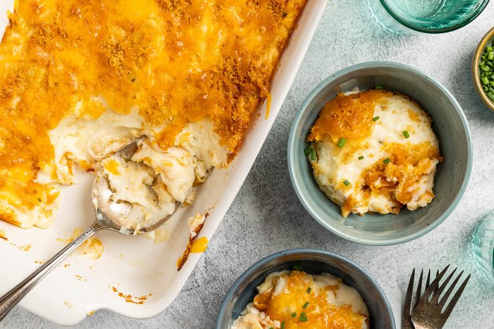 Taste of Home Party Mashed Potatoes photo of the finished recipe.