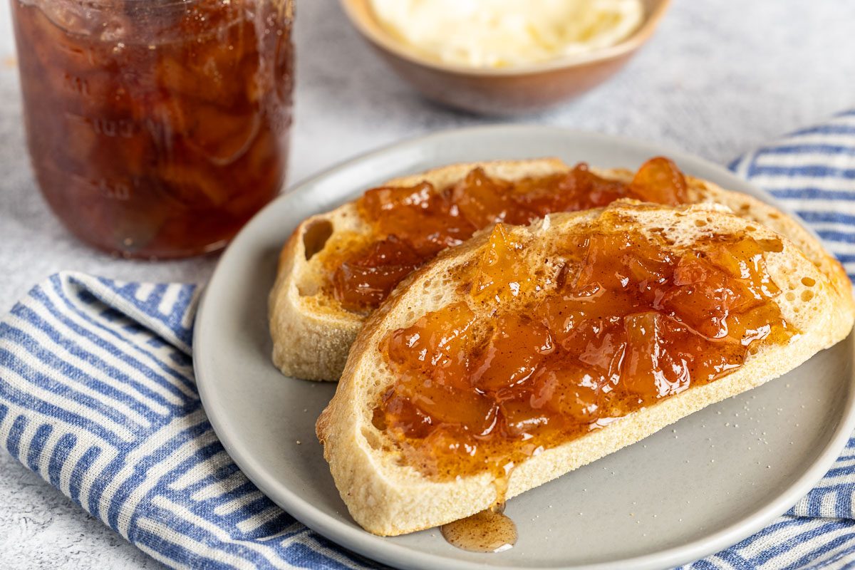 Pear Jam on toast