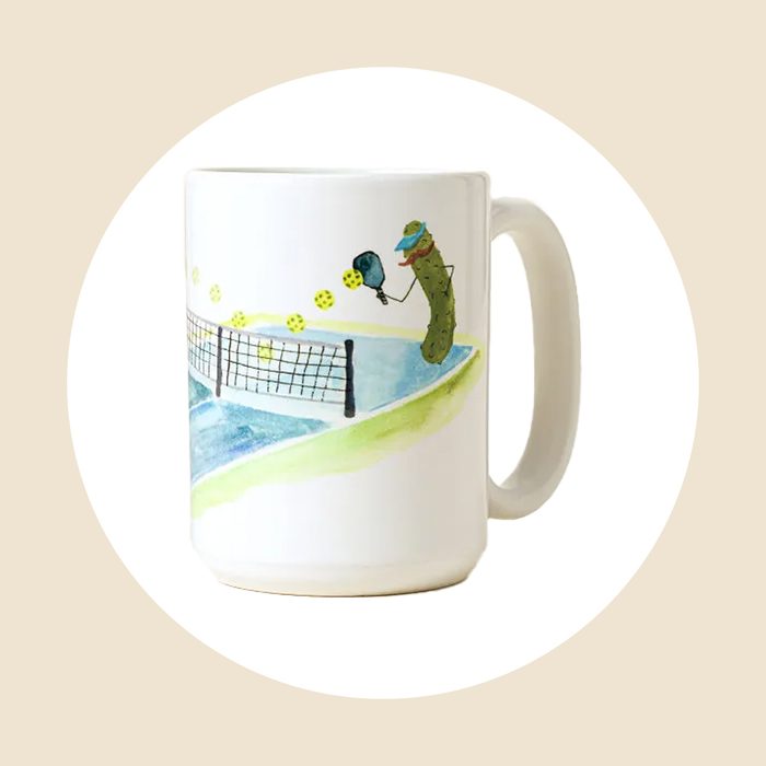 Pickles Playing Pickleball Mug