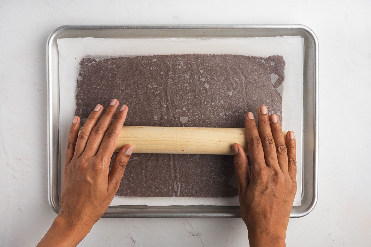 rolling Pinwheel Cookies dough