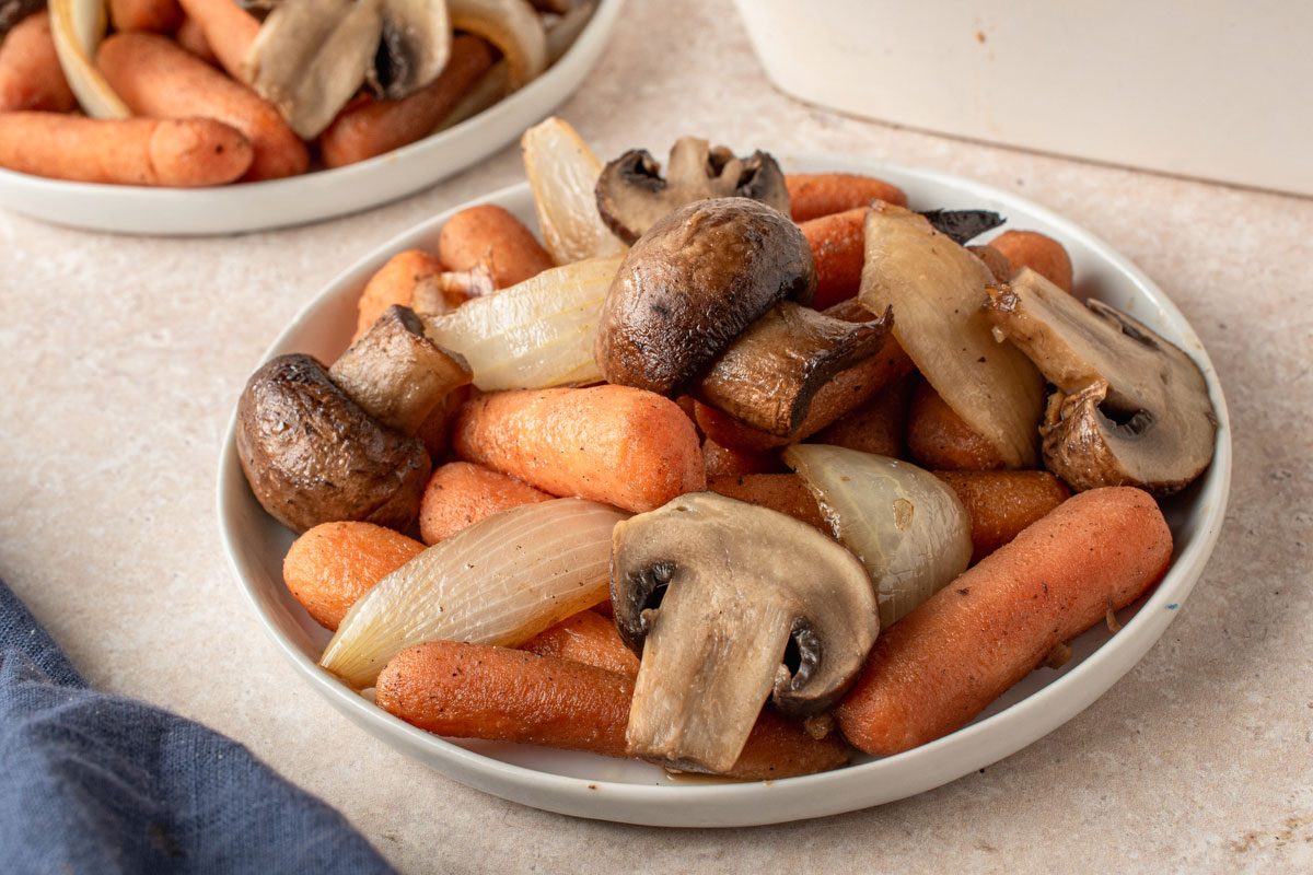 Roasted Carrots And Mushrooms By Taste Of Home