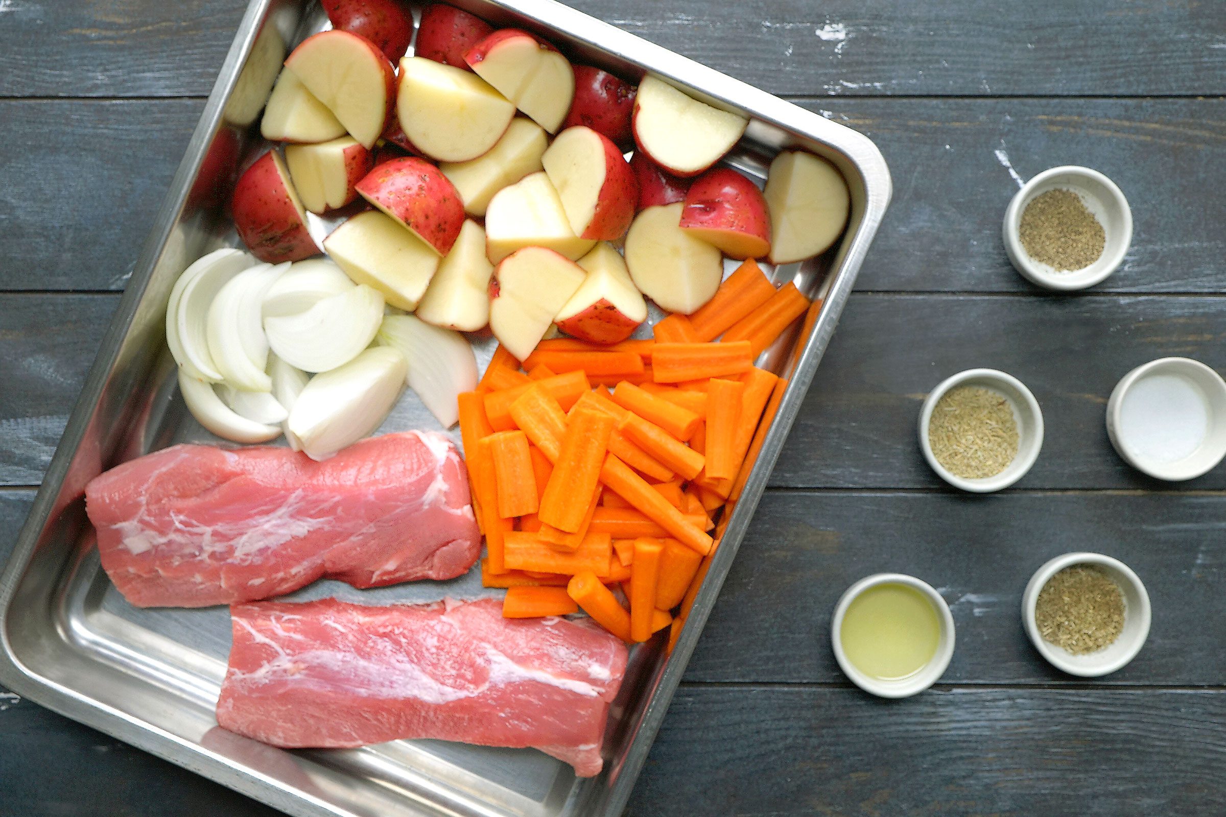 Ingredients for Roasted Pork Tenderloin