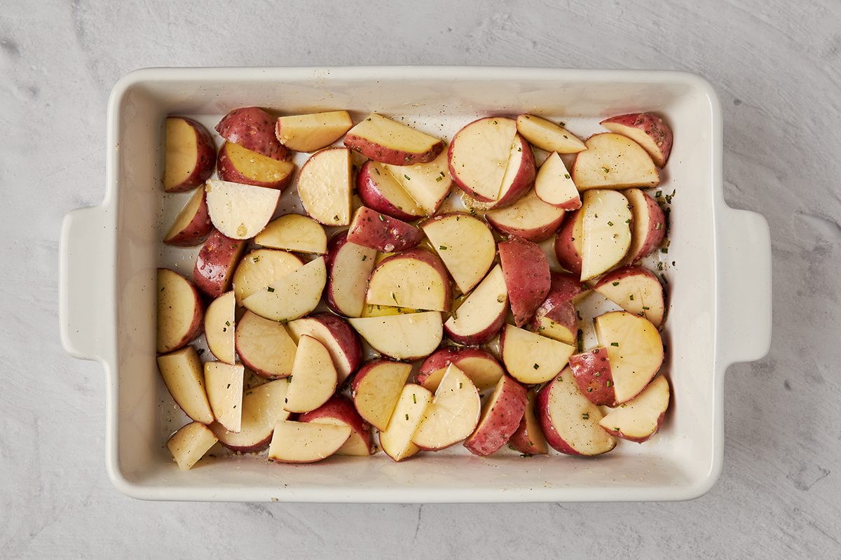 Season potatoes
