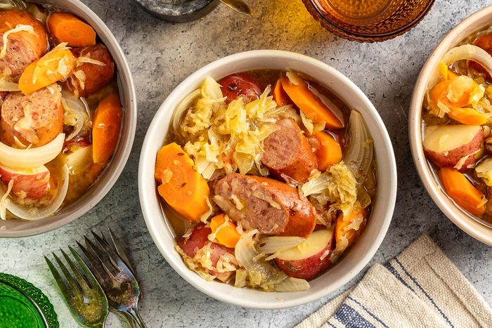 Sausage Sauerkraut Soup