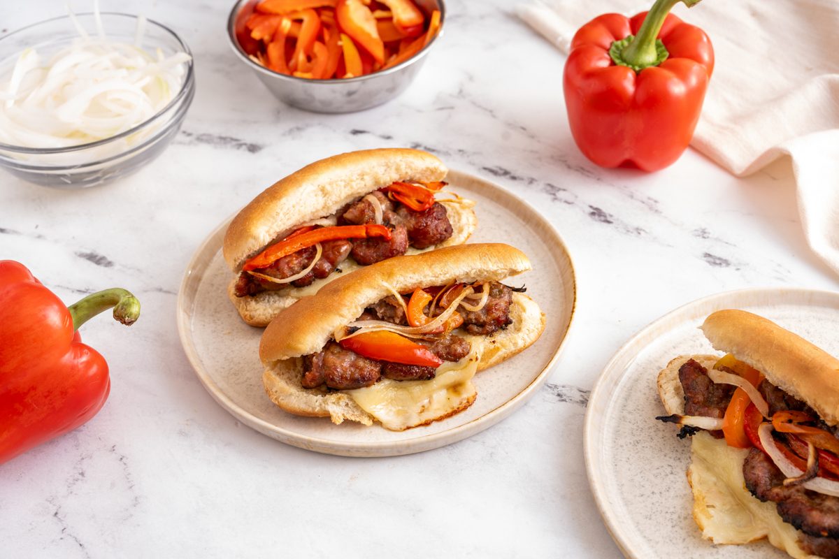 Taste Of Home Sausage And Peppers Sandwich