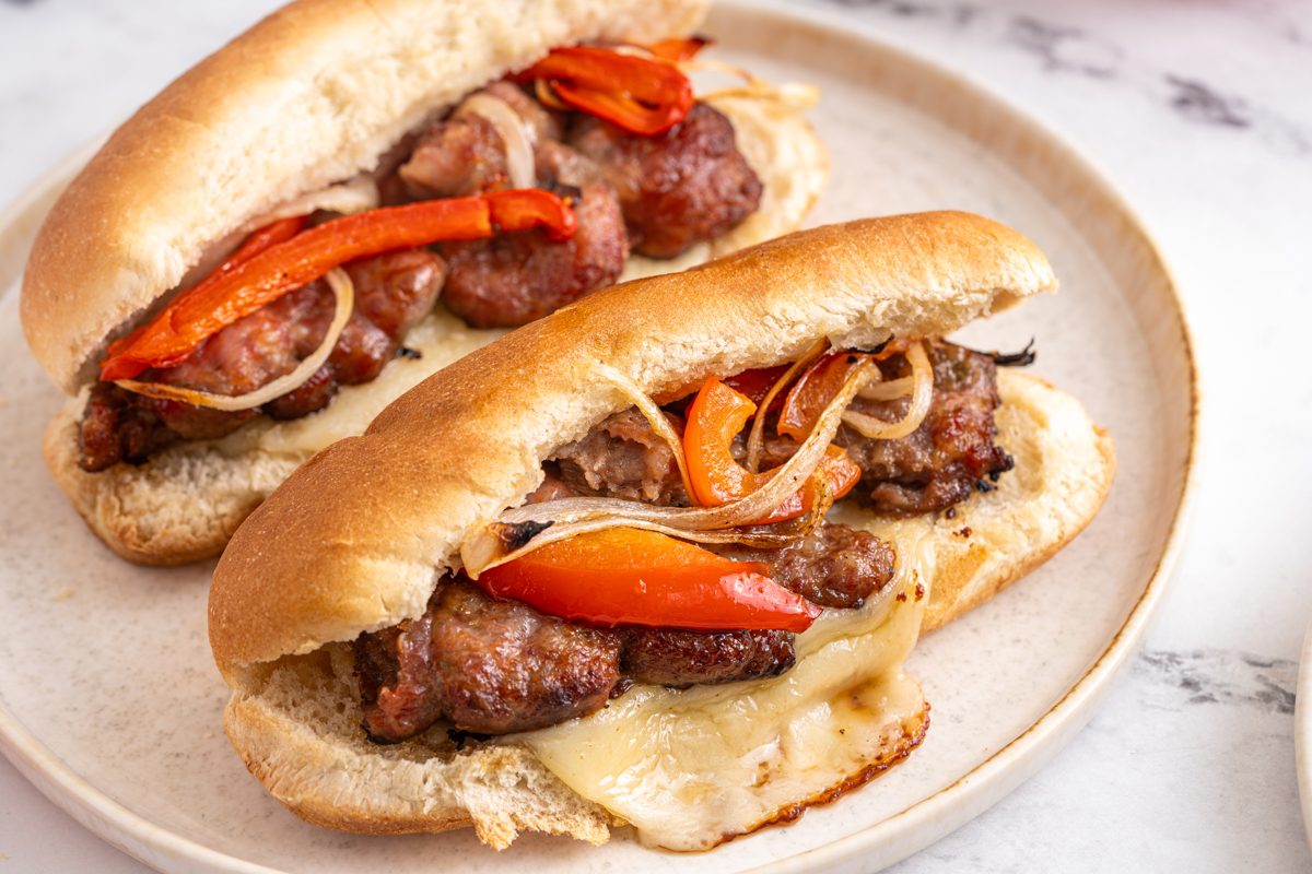 Taste Of Home Sausage And Peppers Sandwich