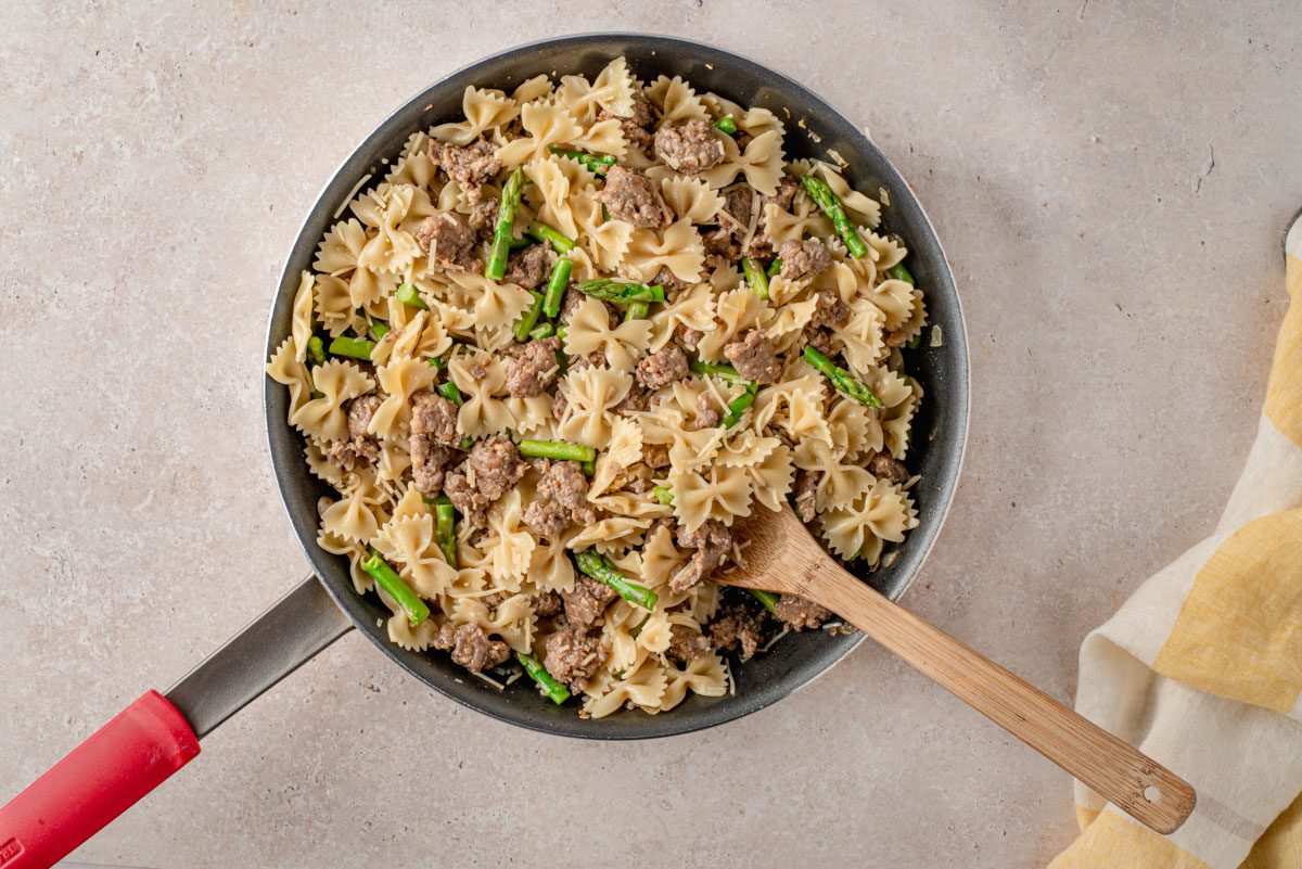 Sausage Asparagus Pasta By Taste Of Home