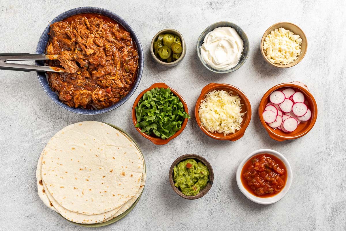 making Shredded Beef Tacos