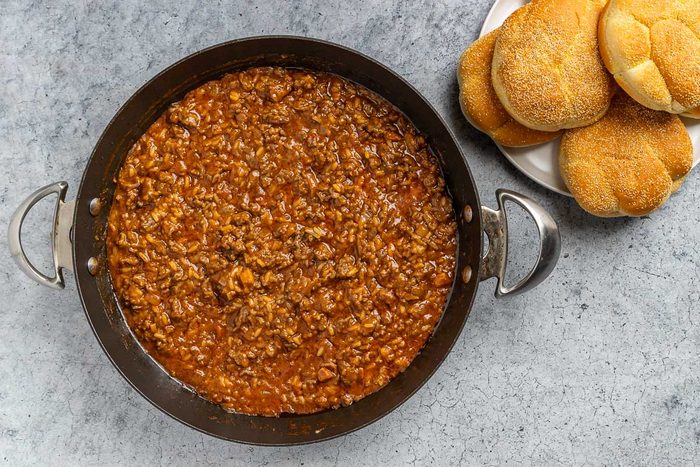 rest of the ingredients added to the skillet
